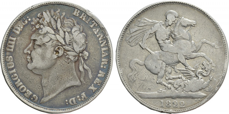 GREAT BRITAIN. Hanover. George IV (1820-1830). Crown (1822). 

Obv: GEORGIUS I...