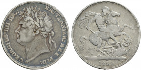 GREAT BRITAIN. Hanover. George IV (1820-1830). Crown (1822)