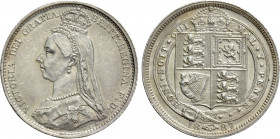 GREAT BRITAIN. Victoria (1837-1901). Sixpence (1887)
