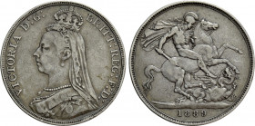 GREAT BRITAIN. Victoria (1837-1901). Crown (1889)