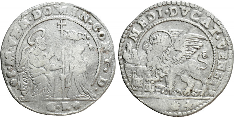 ITALY. Venice. Domenico Contarini (1659-1675). 1/2 Ducato. 

Obv: S M VEN DOMI...