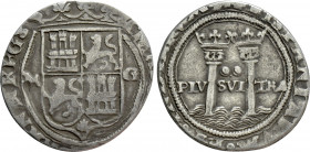 MEXICO. Charles I (1535-1556). 2 Reales