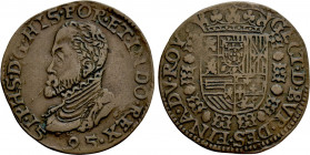 NETHERLANDS. Philips III van Croy. Jeton (1595)
