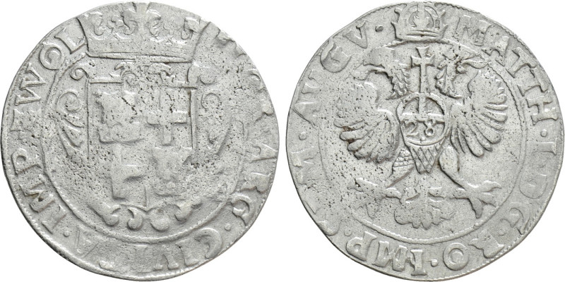 NETHERLANDS. Zwolle. In the name of Matthias I (1612-1619). 28 Stuiver or Gulden...