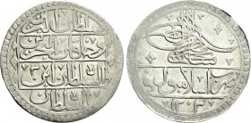OTTOMAN EMPIRE. Selim III (AH 1203-1222 / 1789-1807 AD). Yüzlük or 2 1/2 Kurush. Istanbul (Constantinople). Dated AH 1203//1 (1789 AD)