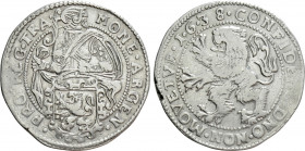 TRANSYLVANIA. György Rákóczi I (1630-1648). Taler (1638). Imitating a Lion Dollar or Leeuwendaalder from Utrecht