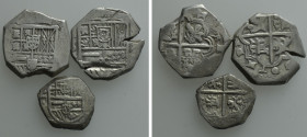 3 Spanish Cob Coins