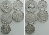 5 Modern Coins; Ottoman Empire, Netherlands etc