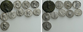 10 Roman Coins; Macrinus etc