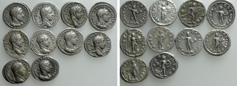 10 Denarii of Severus Alexander. 

Obv: .
Rev: .

. 

Condition: See pict...