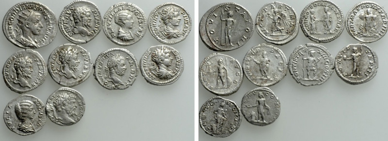 10 Roman Denarii and Antoniniani. 

Obv: .
Rev: .

. 

Condition: See pic...