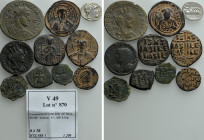 10 Roman, Byzantine and Islamic Coins