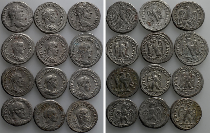 12 Roman Provincial Tetradrachms. 

Obv: .
Rev: .

. 

Condition: See pic...