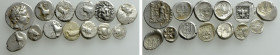 13 Greek Silver Coins