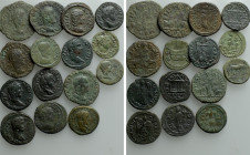 15 Roman Provincial Coins; Including Four Aemilian of Viminacium