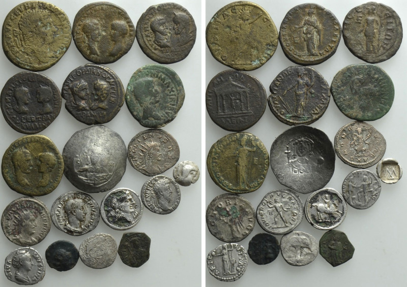 18 Ancient Coins. 

Obv: .
Rev: .

. 

Condition: See picture.

Weight:...