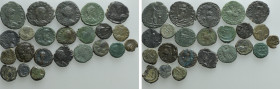 22 Late Roman Coins