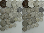 23 Modern Coins; Poland, Austria, Hungary, France etc