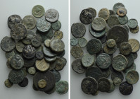 Circa 50 Greek Coins etc