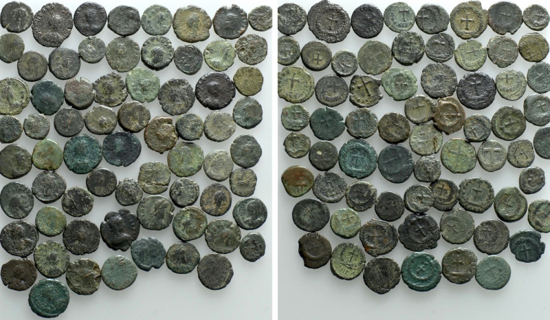 Circa 60 Late Roman Minimi. 

Obv: .
Rev: .

. 

Condition: See picture....