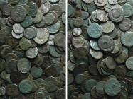 Circa 400 Roman Coins