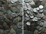 Circa 400 Roman Coins