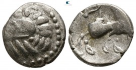 Eastern Europe. Imitations of Philip II of Macedon circa 300-200 BC. ’Kapostal/Krcedin’ Type. Drachm AR