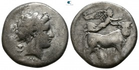 Campania. Neapolis 300-275 BC. Nomos AR