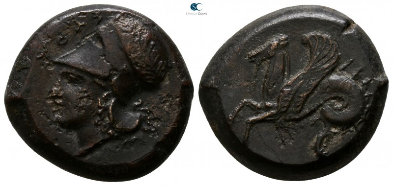 Sicily. Syracuse. Dionysios I. 405-367 BC. 
Litra Æ

17mm., 7,95g.

ΣΥΡΑ, h...