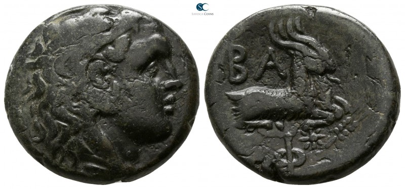 Kings of Macedon. Philip V. 221-179 BC. 
Tetrachalkon Æ

18mm., 7,68g.

Hea...