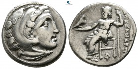 Kings of Macedon. Kolophon. Alexander III "the Great" 336-323 BC. Struck under Philip III, circa 322-317 BC. Drachm AR