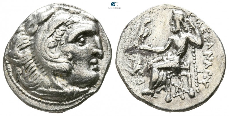 Kings of Thrace. Kolophon. Lysimachos 305-281 BC. In the name and types of Alexa...
