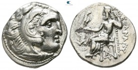 Kings of Thrace. Kolophon. Lysimachos 305-281 BC. In the name and types of Alexander III of Macedon.. Drachm AR
