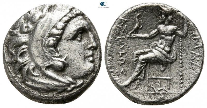 Kings of Thrace. Teos. Lysimachos 305-281 BC. In the types of Alexander III of M...