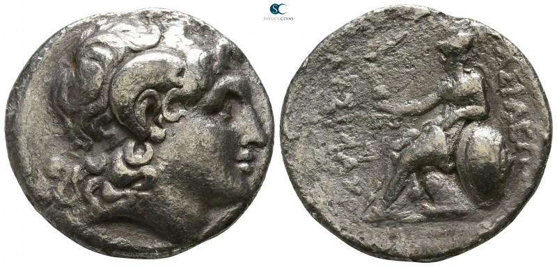Kings of Thrace. Uncertain mint. Lysimachos 305-281 BC. 
Tetradrachm AR

28mm...