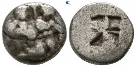 Islands off Thrace. Thasos circa 463-411 BC. 1/3 Stater or Drachm AR