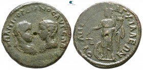 Thrace. Anchialus. Gordian III, with Tranquillina AD 238-244. Bronze Æ