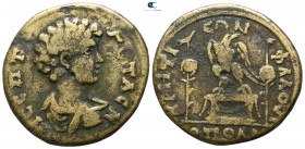 Bithynia. Kretia-Flaviopolis . Geta as Caesar AD 197-209. Bronze Æ