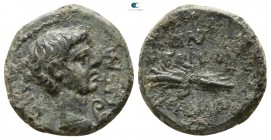 Lydia. Philadelphia. Caligula AD 37-41. Kleandros, philokaisar. Bronze Æ