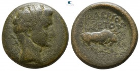 Phrygia. Eumeneia. Tiberius AD 14-37. Bronze Æ