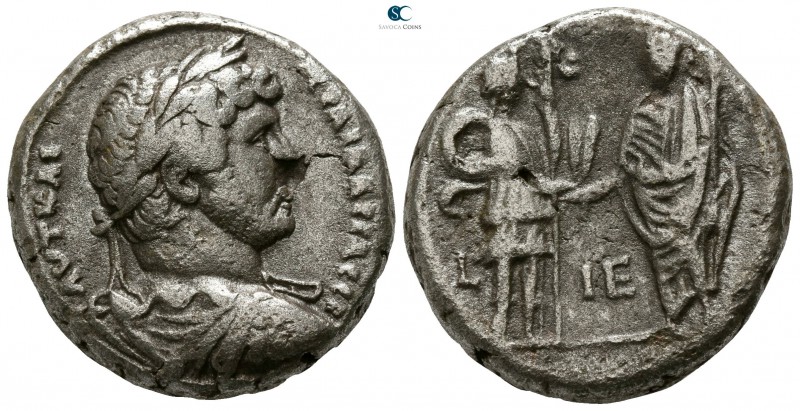 Egypt. Alexandria. Hadrian AD 117-138. Dated RY 15=AD 130-131
Billon-Tetradrach...