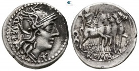 Q. Caecilius Metellus. 130 BC. Rome. Denarius AR