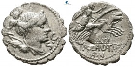 Ti. Claudius Ti. f. Ap. n. Nero 79 BC. Rome. Denarius AR