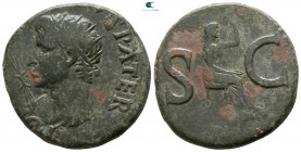 Divus Augustus AD 14. Struck AD 15-16. Rome. Dupondius Æ