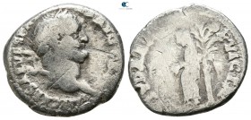 Vespasian AD 69-79. Judaea Capta type. Lugdunum. Denarius AR