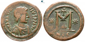 Anastasius I AD 491-518. Nikomedia. Follis Æ