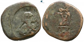 Theodosius III of Adramytium AD 715-717. Syracuse. Follis Æ