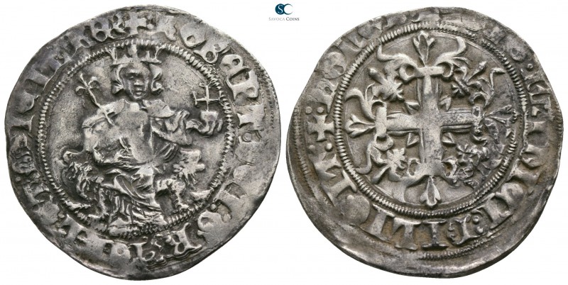 Roberto I il Saggio (the Wise) d'Angiò AD 1309-1343. Struck circa AD 1309-1317. ...