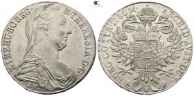 Austria. Vienna. Maria Theresia AD 1740-1780. 1 Thaler 1780 AR,  Restrike