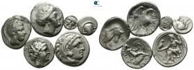 Lot of 6 greek silver coins / SOLD AS SEEN, NO RETURN!